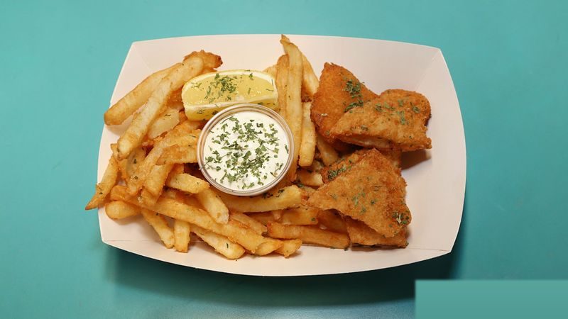 Fish and Chips at Harbor Eats