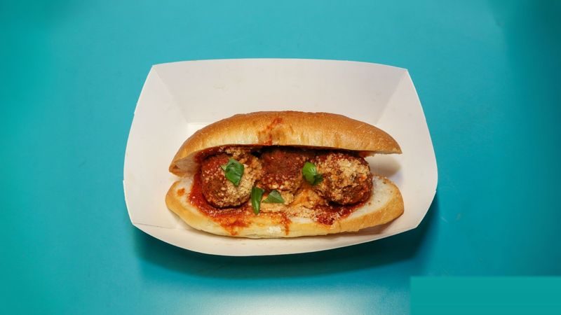 Meatball Hero at Harbor Eats